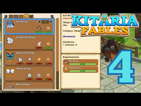 Let's Play Kitaria Fables #4 - Getting My (Evil) Wings