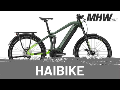 Haibike Adventr FS 8 Gloss Metal / Grn Apple Blk E-MTB Fully