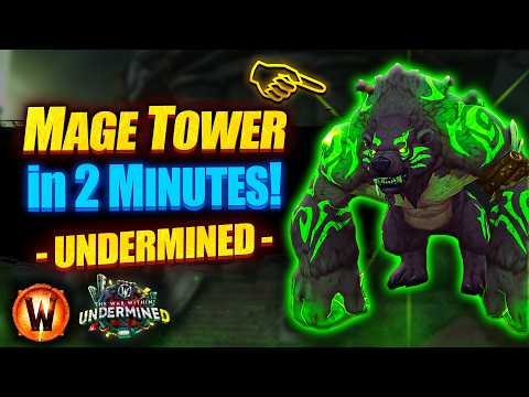 Best Form For Guardian Druid In 2 Minutes / Mage Tower Guide ! Fel WEREBEAR