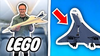 I Built LEGO Concorde ON Concorde!