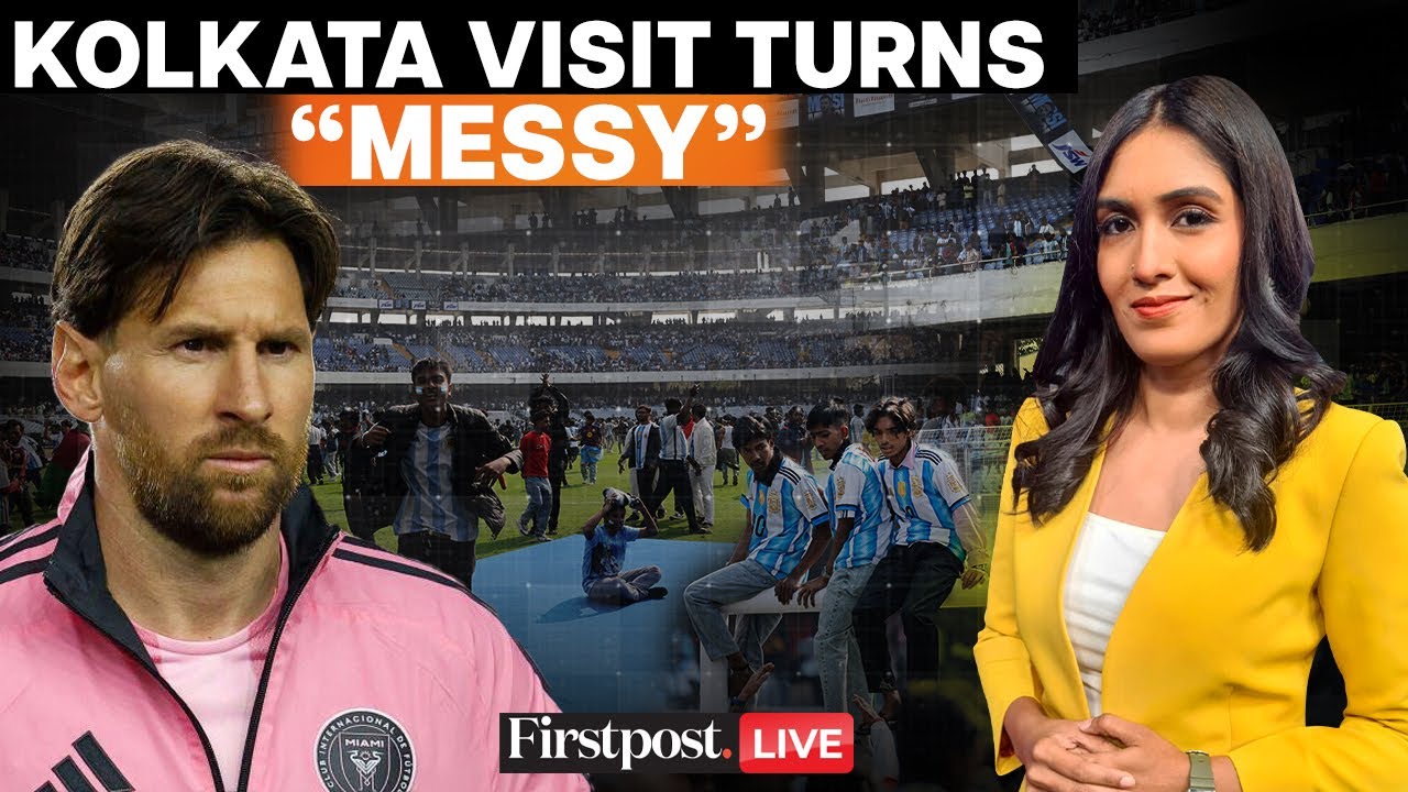 LIVE |  Kolkata Visit Turns Chaotic: Fans Angry Over Ticket Prices, Messi Leaves | Rupha Ramani