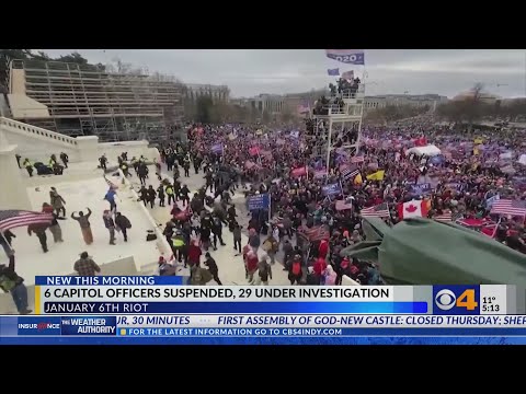 Capitol police officers suspended after Jan. 6 riot
