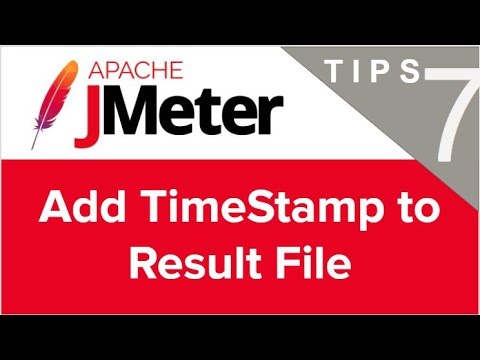 JMeter Beginner Tutorials | Tips n Tricks 7 💡 How to Append Timestamp in Result File Name