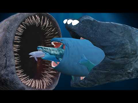 Fish Eat Fish | Fish Size Comparison | Sea Monster Size Comparison