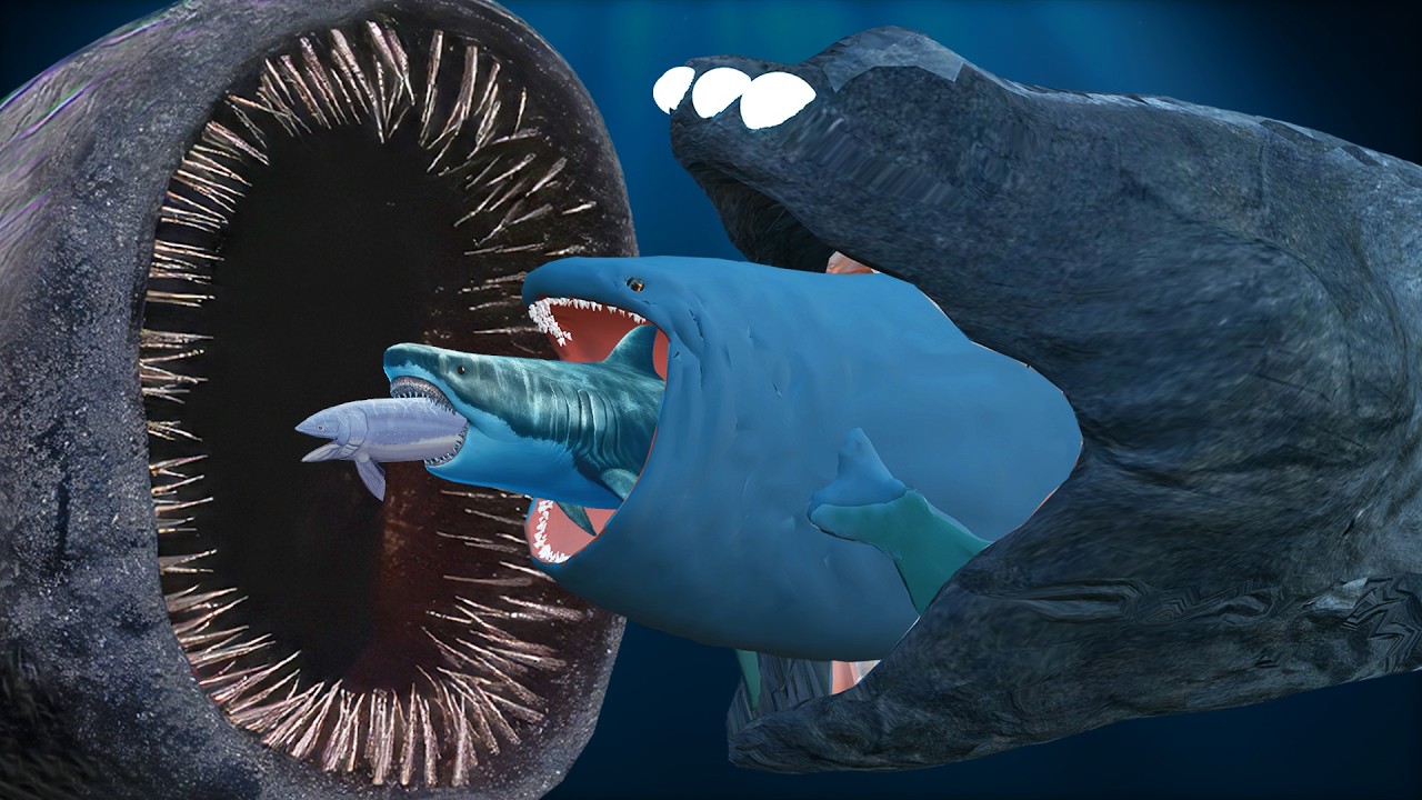 Fish Eat Fish | Fish Size Comparison | Sea Monster Size Comparison