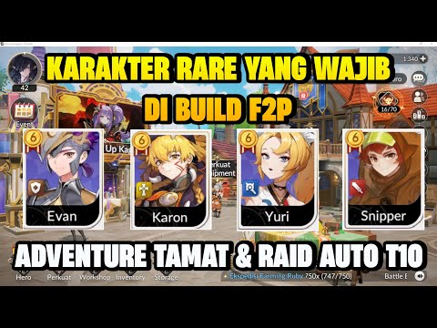 KARAKTER KARAKTER RARE YANG WAJIB DI BUILD F2P !! - Seven Knights Rebirth