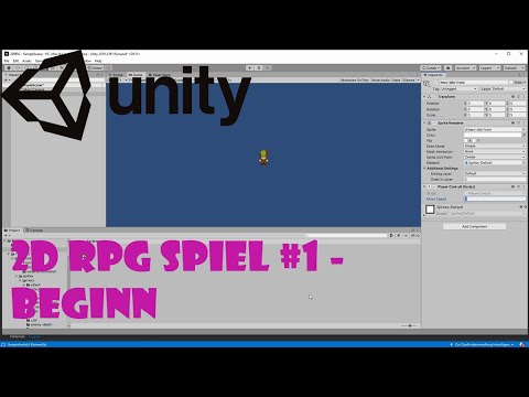 Unity 2D RPG Tutorial #1 - Projekt beginn und Player Steuerung [Deutsch]