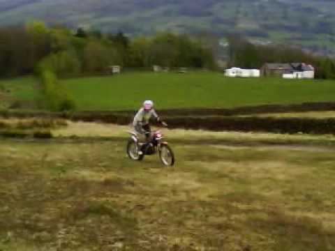 Me trials riding on the Gas Gas