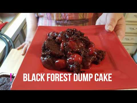 How to make Black Forest Dump Cake