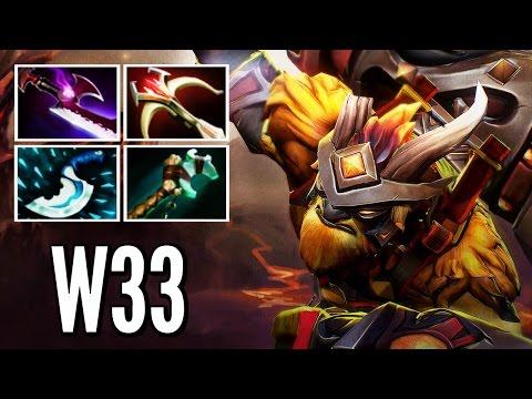 w33 Carry Earthshaker Offlane With Silver Edge Epic 7k MMR Smurf Gameplay Dota 2