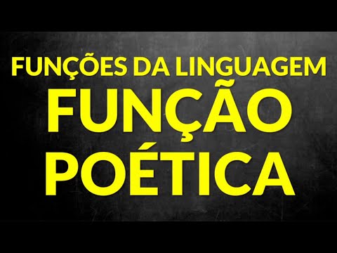 Funções da linguagem: Função poética [Professora Alda]