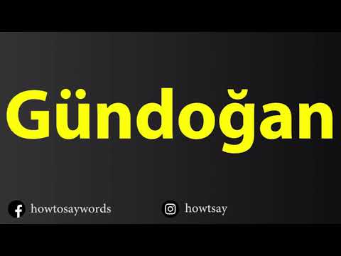 How To Pronounce Gundogan