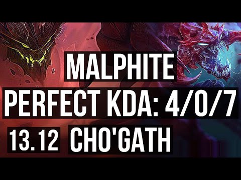 MALPH vs CHO (TOP) | 4/0/7 | EUW Master | 13.12