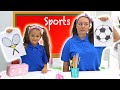 Ruby and Bonnie Play Sports Day At School