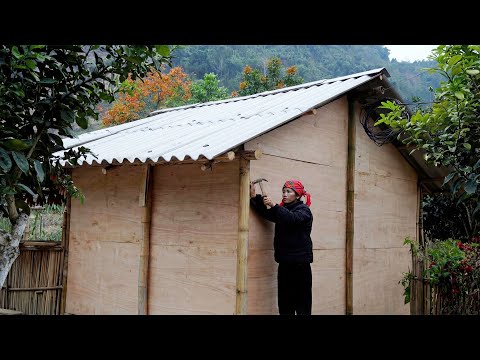 Han verwandelte das baufällige Haus inmitten des kalten Winters in ein traumhaftes Heim.