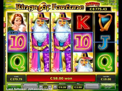 Rings of Fortune online slot big bonus win
