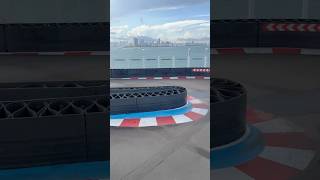 This Norwegian cruise has a racetrack y’all!! #cruise #norwegian #travel #vlog #explore #fyp #foryou