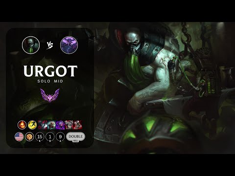 Urgot Mid vs Kassadin - NA Master Patch 13.7