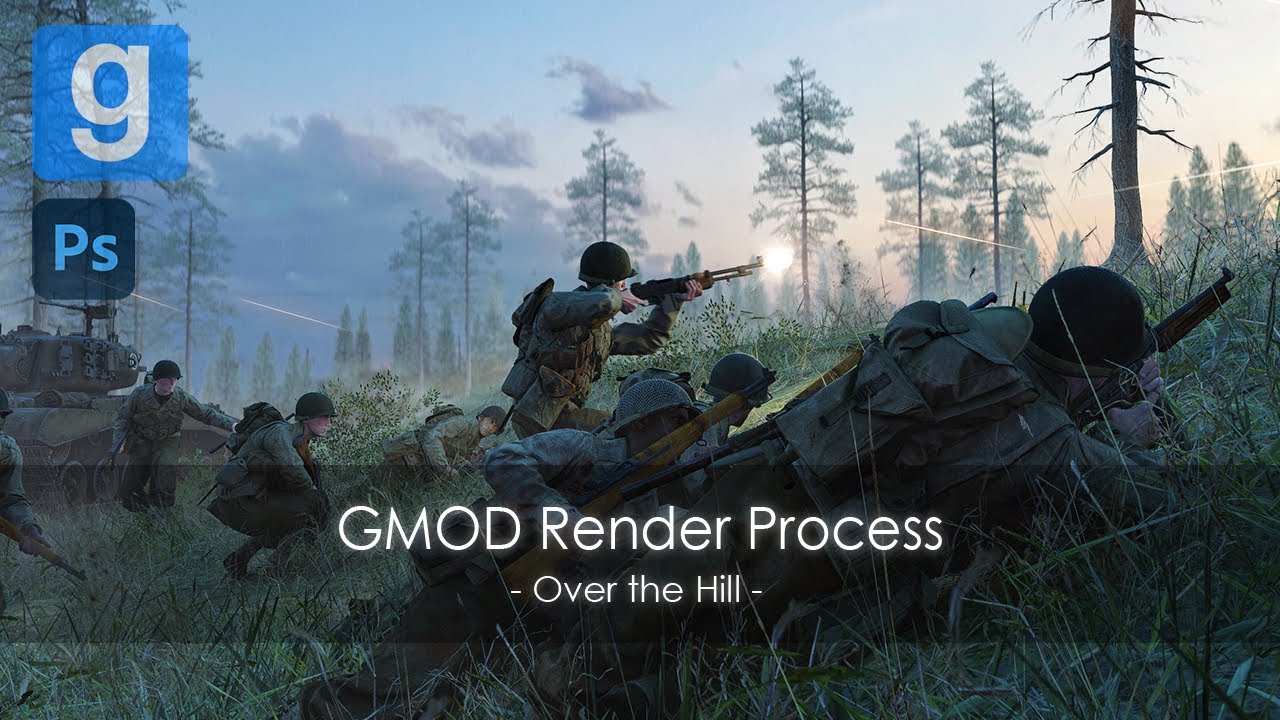 Gmod Render Process - Over the Hill