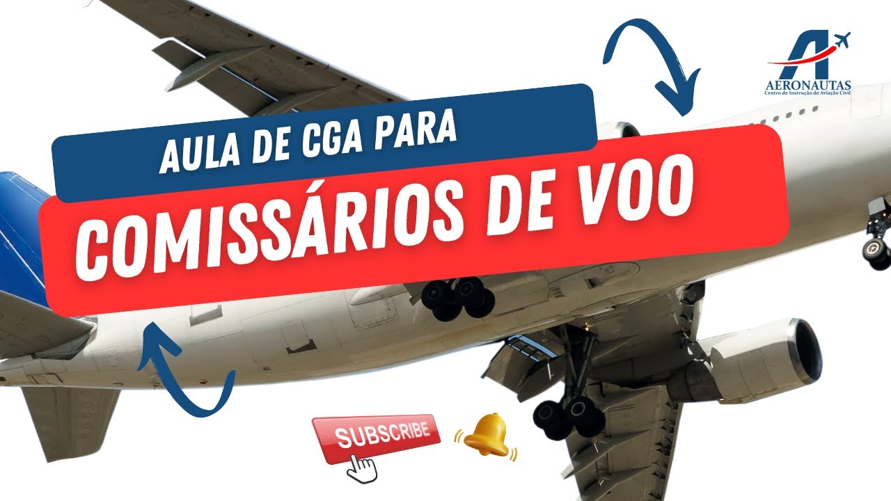Aula de CGA para Comissários de Voo - Conhecimentos Básicos de Aeronaves