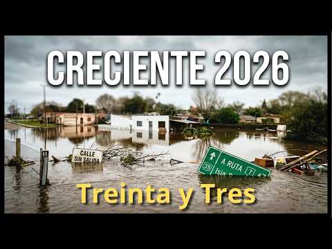 Creciente en  Treinta y Tres  - Uruguay 2026