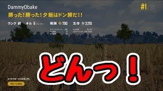 【PUBG】ついに６キルソロドン勝を食す男