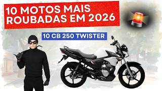 Quanto Custa o Seguro das 10 Motos Mais Roubadas em 2026 em SP: Nº 10 HONDA Cb 250 Twister