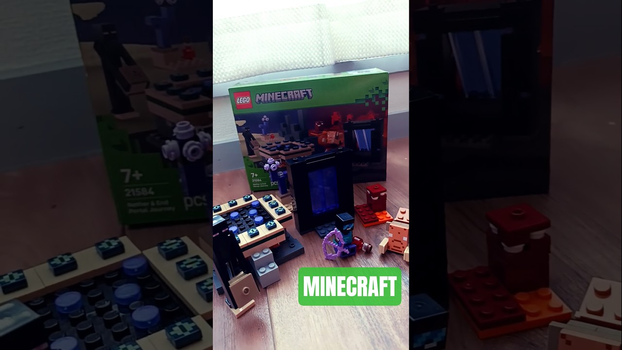 【マイクラ】レゴ★ネザーゲート・エンドポータル#shorts#ショート#minecraft#minecraftshorts#マイクラ#レゴ#lego#switch#スイッチ#games#紹介#紹介動画
