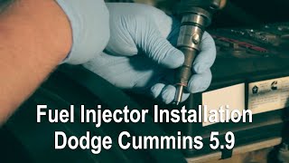 Dodge Cummins 5.9 Fuel Injector Installation