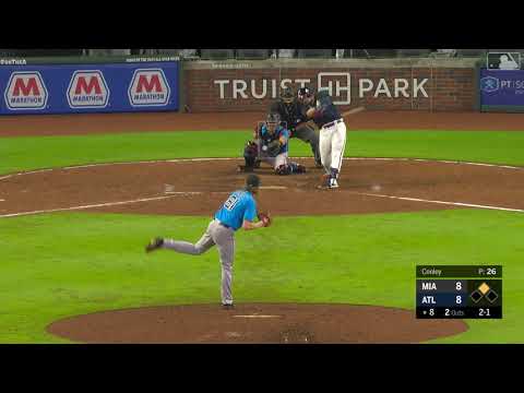 Braves score 8 runs in the 8th: 7/21/2020