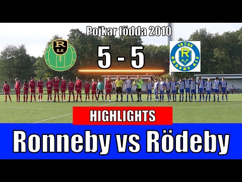 RÖDEBY VS RONNEBY 5-5 HIGHLIGHTS POJKAR FÖDDA 2010