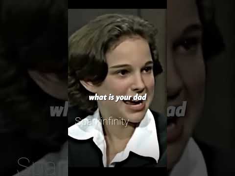 Natalie Portman: 😂🤣 About Her Dad's Work 👨‍🔬"#funny #actor #shorts #funnyvideo #natalieportman