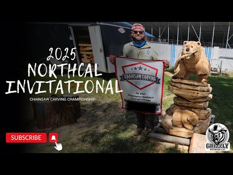 Competing at the 2025 NorthCal Invitational Chainsaw Carving Championship #ChainsawCarving #woodart