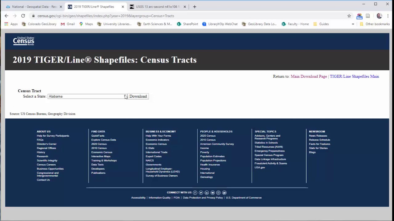 Finding Common Vector Data and Shapefiles: TIGER, GADM, & Natural Earth