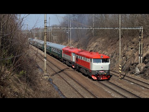 749.008 + 749.250: Rozloučení se starou tratí ve Střezimíři