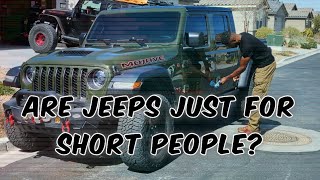 Project JT, correcting discomfort in the new Gladiator Mojave, not made for tall people!