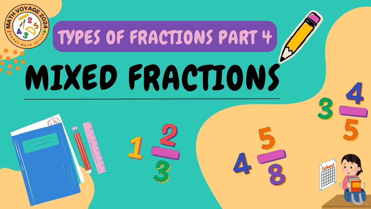 Mastering Mixed fractions, made easy with animation, multiple examples, visuals, Tips and Tricks
