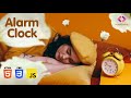 Alarm Clock With HTML CSS JavaScript JavaScript Project