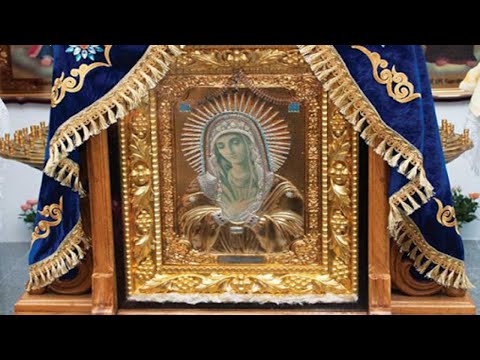 Молебное пение перед  иконой Божией матери" Умиление" ((Серафимо - Дивеевская) Локотская)).