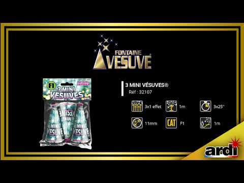 3 FONTAINES MINI VÉSUVE®