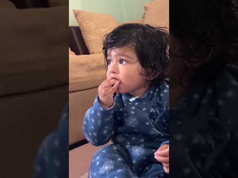Aarvi Baby loving chocolate