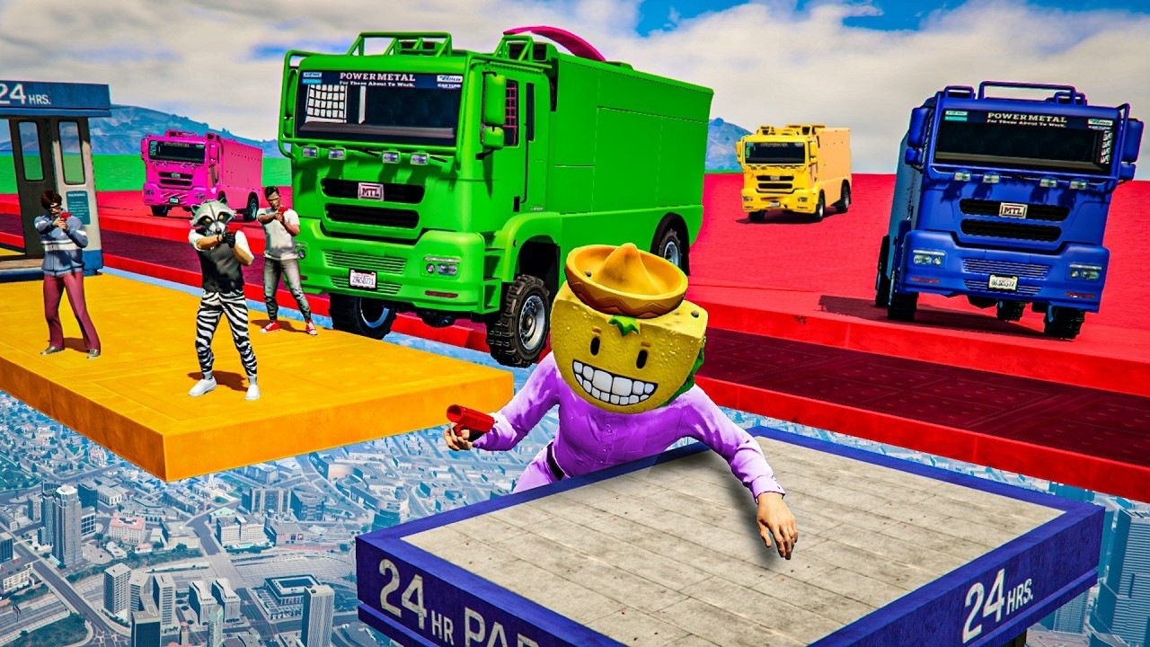 CORRE O TE ATROPELLO! ME RESBALO!! - GTA 5 ONLINE