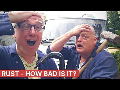 Checking for Rust on a Fiat Ducato Motorhome