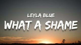 Leyla Blue -What a shame (lyrics)