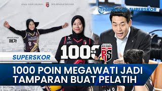 1000 Poin Megawati Jadi Tamparan untuk Pelatih Red Sparks yang Punya Kekhawatiran di Liga Voli Korea