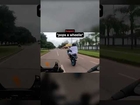 Motorcycle Chase Gets Wild