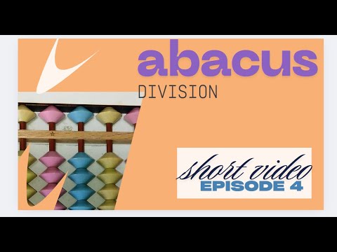 Division on the Abacus Short Episode 4 English Tutorial