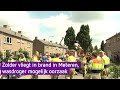 Zolder vliegt in brand in Meteren, wasdroger mogelijk oorzaak