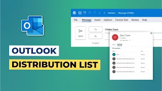 How to Create a Distribution List in Outlook | Microsoft Outlook Contact Group