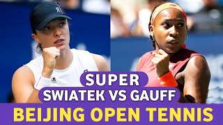 Iga Swiatek vs Coco Gauff Majestic Tennis 😍 - Beijing Open Full Highlights